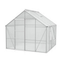 Serre de jardin Meridian1 6,7m² en aluminium anodisé et polycarbonate 4mm – Vitavia