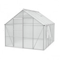 Serre de jardin Meridian1 8,3m² en aluminium anodisé et polycarbonate 4mm – Vitavia