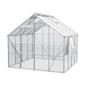 Serre de jardin Meridian1 6,7m² en aluminium anodisé et verre de sécurité 3mm – Vitavia