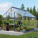Serre de jardin Meridian1 8,3m² en aluminium anodisé et verre de sécurité 3mm – Vitavia