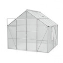 Serre de jardin Meridian2 6,7m² en aluminium anodisé et polycarbonate 4mm – Vitavia