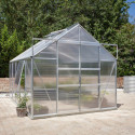 Serre de jardin Meridian2 8,3m² en aluminium anodisé et polycarbonate 4mm – Vitavia