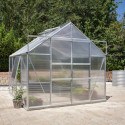 Serre de jardin Meridian2 6,7m² en aluminium anodisé et polycarbonate 6mm – Vitavia