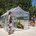 Serre de jardin Meridian2 8,3m² en aluminium anodisé et polycarbonate 6mm – Vitavia
