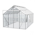 Serre de jardin Meridian2 11,5m² en aluminium anodisé et panneaux de verre de sécurité de 3mm – Vitavia