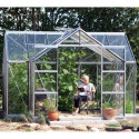 Serre de jardin orangerie Sirius 13m² en aluminium anodisé et vitrage en verre - Vitavia