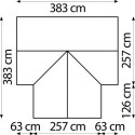 Serre de jardin orangerie Sirius 13m² en aluminium anodisé et vitrage en verre - Vitavia