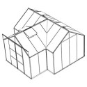 Serre de jardin orangerie Sirius 13m² en aluminium anodisé et vitrage en verre - Vitavia