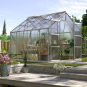 Serre de jardin Jupiter 8,3m² en alu anodisé et polycarbonate 6mm - Vitavia
