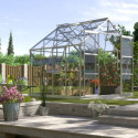 Serre de jardin Jupiter 6,7m² en alu anodisé et verre de sécurité 3mm - Vitavia