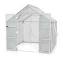Serre de jardin Olymp 6,7m² en alu anodisé et polycarbonate 4mm - Vitavia