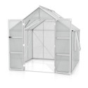 Serre de jardin Olymp 6,7m² en alu anodisé et polycarbonate 6mm - Vitavia