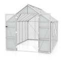 Serre de jardin Olymp 9,9m² en alu anodisé et polycarbonate 6mm - Vitavia