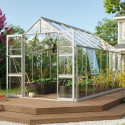 Serre de jardin Olymp 11,5m² en alu anodisé et verre de sécurité 3mm - Vitavia