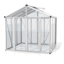Serre de jardin Zeus Comfort 6,2m² en alu anodisé et vitrage combiné - Vitavia