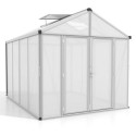 Serre de jardin Zeus Comfort 8,1m² en alu anodisé et polycarbonate 10mm - Vitavia
