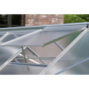 Serre de jardin Uranus 6,7m² en alu anodisé et panneaux de PC 6mm - Vitavia