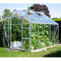 Serre de jardin Uranus 8,3m² en alu anodisé et verre de sécurité 3mm - Vitavia