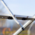 Serre de jardin Uranus 11,5m² en alu anodisé et verre de sécurité 3mm - Vitavia