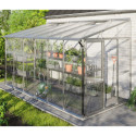 Serre adossée Ida 7,8m² en aluminium anodisé et vitrage combiné - Vitavia