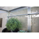 Mini-serre Polis 0,35m² en alu anodisé et verre ESG 3mm – fondation en acier – Vitavia