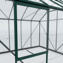 Fenêtre latérale V – alu émeraude et verre ESG 3mm – pour serres de jardin Vitavia