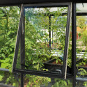Fenêtre latérale H – alu noir et verre ESG 3mm – pour serres de jardin Vitavia