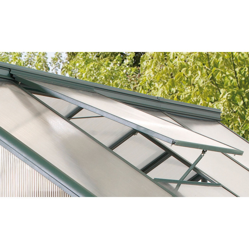 Fenêtre de toit – alu émeraude sans vitrage – pour serres de jardin Triton - Vitavia