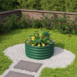 Potager surélevé en acier Zincalume® - algues de mer – 401 Rond Vita – Vitavia