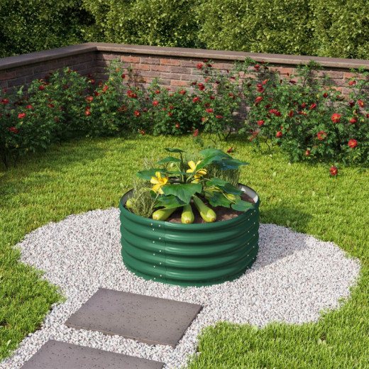 Potager surélevé en acier Zincalume® - algues de mer – 401 Rond Vita – Vitavia