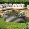 Potager surélevé en acier Zincalume® – granite – 401 Basic Vita – Vitavia