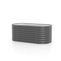 Potager surélevé en acier Zincalume® – granite – 630 Basic Vita – Vitavia