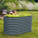 Potager surélevé en acier Zincalume® – granite – 858 Basic Vita – Vitavia