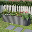 Extension droite en acier Zincalume® – granite – pour potager surélevé 630 Vita – Vitavia