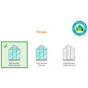 Pack complet de verres trempé de rechange pour serre 9,9m² Magnum Halls