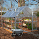 Serre Balance™ 8,88m² en aluminium argent et polycarbonate – Canopia by Palram