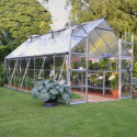 Serre Balance™ 11,52m² en aluminium argent et polycarbonate – Canopia by Palram