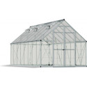 Serre Balance™ 11,52m² en aluminium argent et polycarbonate – Canopia by Palram