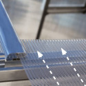 Serre Balance™ 14,64m² en aluminium argent et polycarbonate – Canopia by Palram