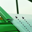 Serre Balance 14,64m² aluminium vert polycarbonate Canopia-Palram