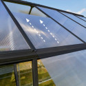 Serre Balance™ 5,76m² en aluminium gris anthracite et polycarbonate – Canopia by Palram