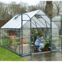 Serre Balance™ 8,88m² en aluminium gris anthracite et polycarbonate – Canopia by Palram