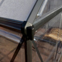 Serre Balance™ 8,88m² en aluminium gris anthracite et polycarbonate – Canopia by Palram