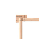 Potager surélevé 835L en bois 19mm - anthracite – Karibu