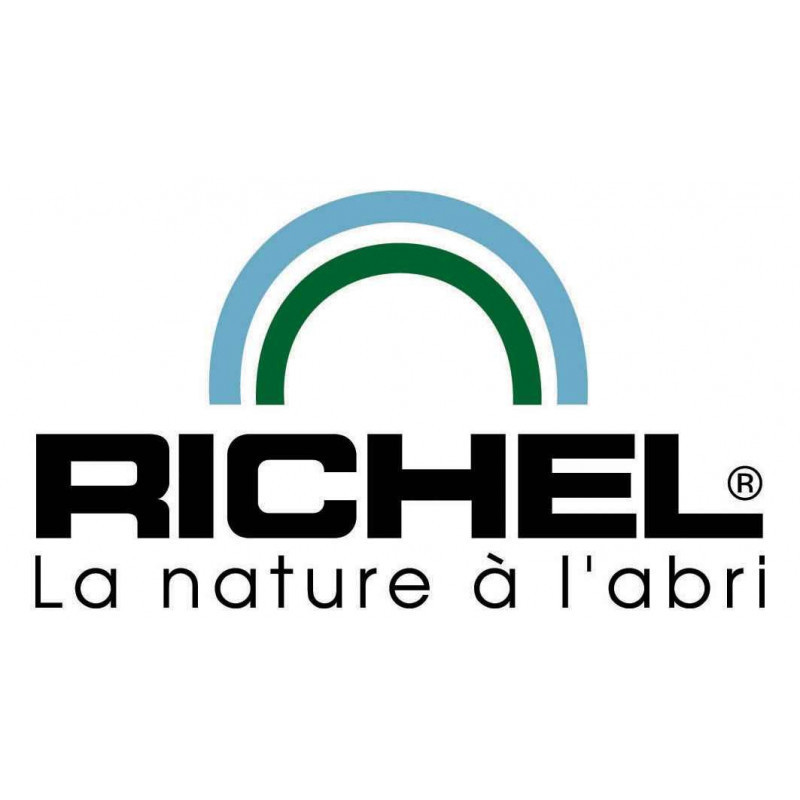 Gaine de couverture PE de remplacement pour serre tunnel 3x3m RICHEL