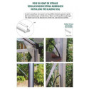 Joint de remplacement pour profil aluminium des serres de jardin Natura - Lams