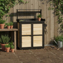 Table de préparation avec rangement en bois FSC 97x45x120cm - Arbour