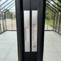 Serre de jardin 20,05m² ROYALE en aluminium laqué noir et verre trempé 4mm - Green Protect