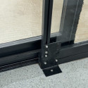 Serre de jardin 27,07m² ROYALE en aluminium laqué noir et verre trempé 4mm - Green Protect