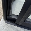 Serre de jardin 27,07m² ROYALE en aluminium laqué noir et verre trempé 4mm - Green Protect